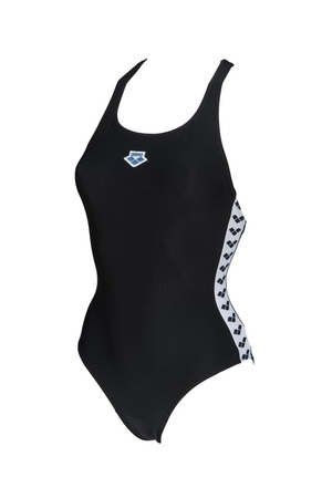 Strój kąpielowy damski jednoczęściowy Arena Women's Icons Team Fit Racer Back One Piece Black