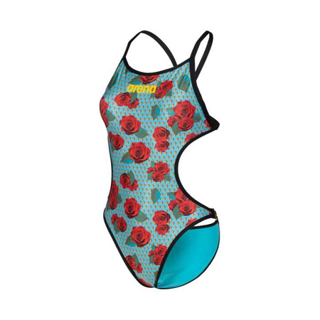 Strój kąpielowy damski Arena Women's Rule Breaker Hooked Rev Swimsuit Martinica Black Multi