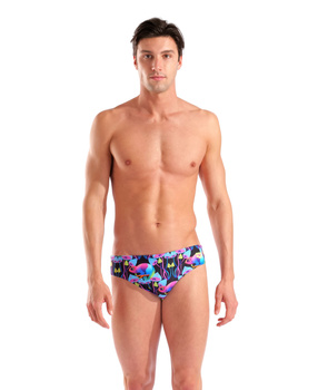 ąpielówki slipy męskie na basen treningowe Arena Briefs Chameleons