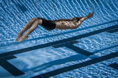 Strój startowy męski pływacki jammery na basen Arena Veloce Black