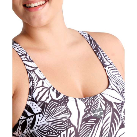 Strój kąpielowy damski Arena Swim Pro Back Allover Plus Black Multi