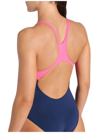 Strój kąpielowy damski Arena Women's Reflecting Navy Shocking Pink