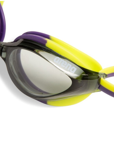 Okulary pływackie na basen Arena Python Smoke Plum Artic Lime