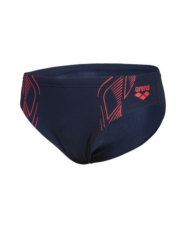 Kąpielówki slipy chłopięce Arena Boy's Reflecting Briefs Navy