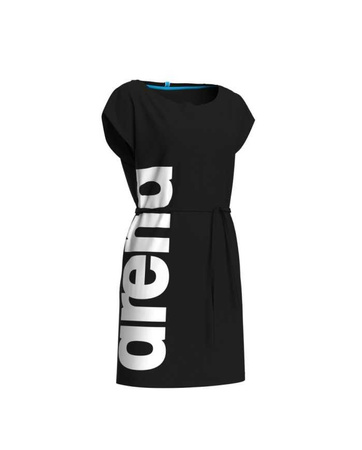 ARENA SUKIENKA WOMEN'S LOGO DRESS BLACK WHITE 007394/501 S