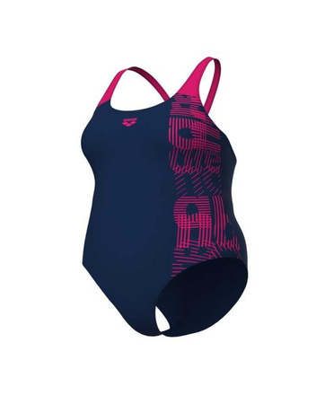 Strój kąpielowy damski Arena Women's Control Pro Back Navy Multi