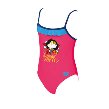 Strój kąpielowy dziewczęcy jednoczęściowy na basen Arena Wonder Woman