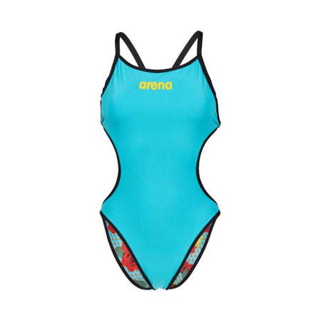Strój kąpielowy damski Arena Women's Rule Breaker Hooked Rev Swimsuit Martinica Black Multi