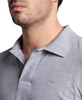 Koszulka polo męska Arena Men's Poloshirt Solid Cotton Piquet Medium Grey Heather 