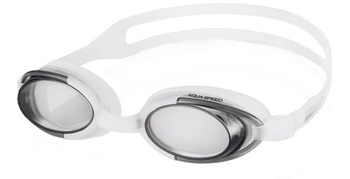 Okulary pływackie dla dorosłych na basen unisex Aqua Speed Malibu Grey