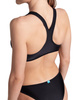 Strój kąpielowy damski Arena Women's Logo Brassiere Bikini Racer Back Asphalt Multi Black Black
