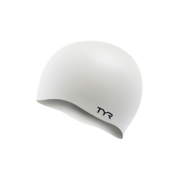 Czepek pływacki na basen uniwersalny unisex Tyr Wrinkle-Free White