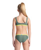 Strój kąpielowy dziewczęcy Arena Girl's Essentials Bikini Bralette Sage Soft Green
