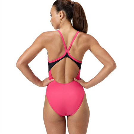 Strój kąpielowy jednoczęściowy damski na basen Speedo Colourblock Pink