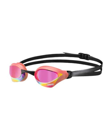 Okulary pływackie na basen Arena Cobra Core Swipe Mirror Violet Coral