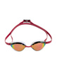 Okulary pływackie treningowe Arena Python Mirror Copper White Red Wine