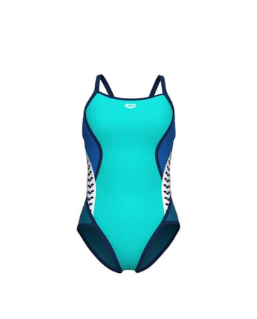 Strój kąpielowy damski Arena Women's Icons Super Fly Back Water Blue Cosmo