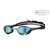 Okulary pływackie treningowe Arena Cobra Edge Swipe Mirror Aqua Black 