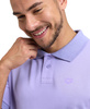 Koszulka polo męska Arena Men's Poloshirt Solid Cotton Piquet Lavanda Dark Lavanda