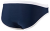 Kąpielówki slipy męskie Arena Men's Fundamentals Mid Brief Navy White