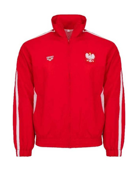 Bluza rozpinana sportowa z kolekcji kadrowej Arena Unisex Prival Full Zip Red