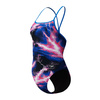 Strój kąpielowy jednoczęściowy damski na basen Speedo Printed Turnback Blue