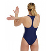 Strój kąpielowy damski Arena Women's Icons Swimsuit Racer Back Solid Navy