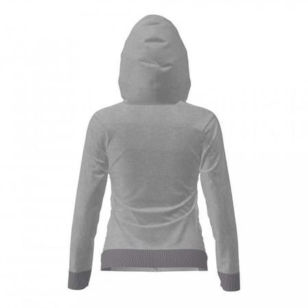 Damska sportowa rozpinana bluza Arena Women's Team Hooded Jacket Panel Medium Grey Heather