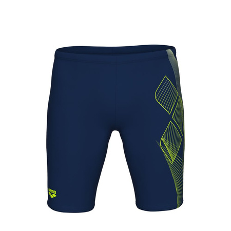 Spodenki kąpielowe męskie Arena Men's Sea Water Swim Jammer Navy-Arctic Lime