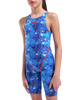 Dziewczęcy strój startowy Arena Girl's Powerskin ST Next LE Open Back Junior Splashy Multicolor 