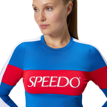 Koszulka z długim rękawem do pływania damska Ls Swim Top Racing