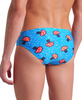Kąpielówki pływackie slipy męskie Arena Men's Mushrooms Swim Briefs Blue Multi