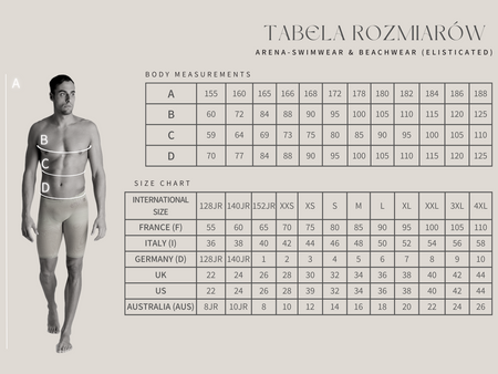 Kąpielówki męskie spodenki kąpielowe jammery na basen Arena Tropical