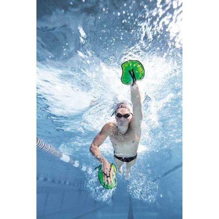 Wiosełka treningowe do pływania Arena Vortex Evolution Hand Paddle Acid