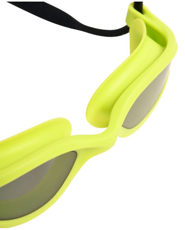 Okulary pływackie na basen Arena 365 Goggles Smoke Lime Black