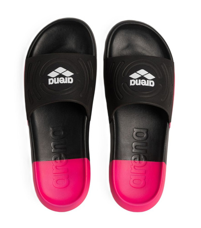 Klapki basenowe Arena Unisex Urban Active Black Pink Pink