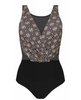 Strój kąpielowy damski jednoczęściowy Self Barbados 6 Black Print