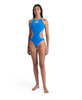 Strój kąpielowy damski Arena Women's One Big Logo One Piece Blue River Fluo Orange