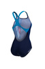 Strój kąpielowy damski Arena Women's Underwater Swimsuit Pro Back Navy Multi