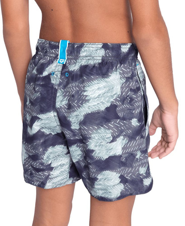 Spodenki szorty chłopięce Arena Boy's Beach Boxer Asphalt Multi