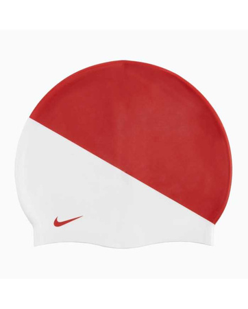 Czepek pływacki unisex Nike Slogan Habanero Red