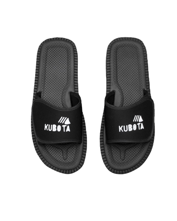 Klapki basenowe Kubota Unisex Rzep Black