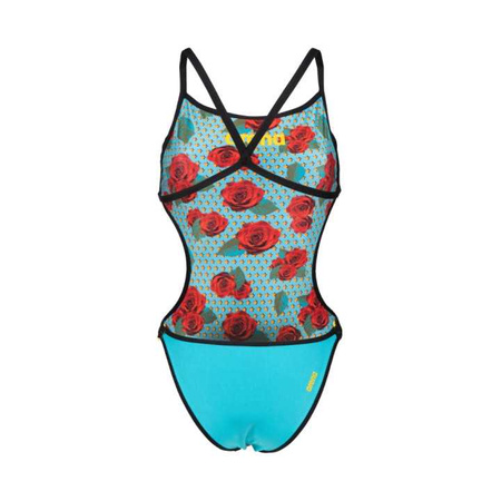 Strój kąpielowy damski Arena Women's Rule Breaker Hooked Rev Swimsuit Martinica Black Multi