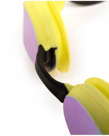 Okulary pływackie na basen Arena Cobra Core Swipe Mirror Emerald Cyber Lime