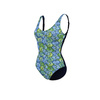 Strój kąpielowy damski Arena Women's Bodylift Chiara Wing Back Navy Soft Green Multi