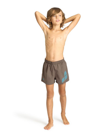 Spodenki szorty chłopięce Arena Boy's Junior Beach Short Logo Dark Olive
