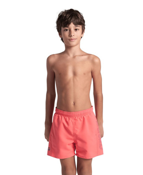 Szorty kąpielówki chłopięce Arena Boy's Junior Fundamentals Logo Boxer Calypso Coral Blue Cosmo