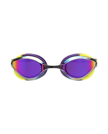 Okulary pływackie na basen Arena Python Mirror Violet Plum Artic Lime