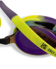 Okulary pływackie na basen Arena Tracks Mirror Violet Plum Artic Lime