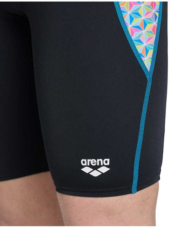 Kąpielówki męskie Arena Men's Starfish Swim Jammer Black White Multi